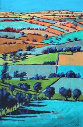 Rodge Hill (akryl om bord)