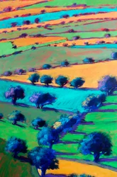 West Malvern #2 (detalje), 2024 (akryl på plade)