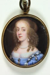 A Lady (akvarel på vellum)