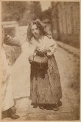 Hysterisk epilepsi, efter anfaldet, plade XXXIX fra "Iconographie Photographique de La Salpetriere" af Bourneville et P. Regnard, Paris, 1876 (albumenprint)