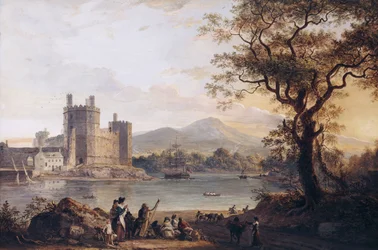 Caernarvon Slot, 1790