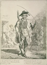 Stoksælger, Cries of London, 1760