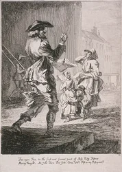 Street entertainere, Cries of London, 1760