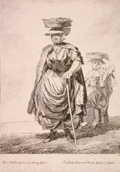 To østerssælgere, Cries of London, 1760