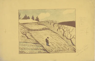 La fin du jour (Dagens slutning) 1893 (farve litho)