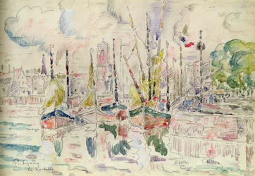 La Rochelle (akvarel på papir)