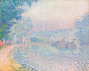 Samois, La Berge, morgen, 1901