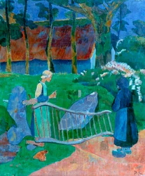 Den blomstrede port, 1889.