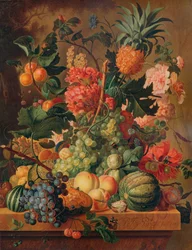 Frugt og blomster, 1789, 1938