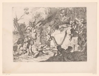 Putti ved en helligdom i Minerva