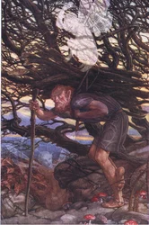 Og dog skal jeg forbande, illustration fra Stormen, 1908