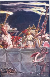 Giv os gode vogtere, Himlen!-hvad var det?, illustration fra The Tempest, 1908