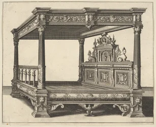 Himmelseng fra Verscheyden Schrynwerck ... [Flere Snedkerier ...], 1658.