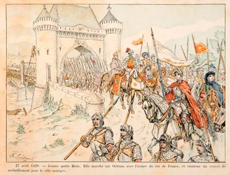 Illustration taget fra bogen "" Jeanne d
