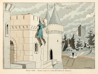 Illustration taget fra bogen "" Jeanne d