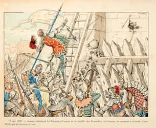 Illustration taget fra bogen "" Jeanne d