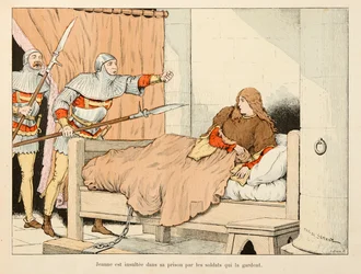 Illustration taget fra bogen "" Jeanne d