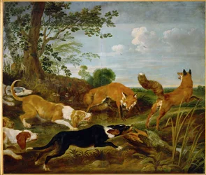 Rævejagt, før 1635