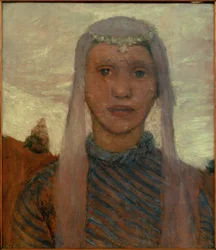 Pige med slør