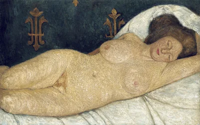 Liggende nøgen kvinde, 1905-06