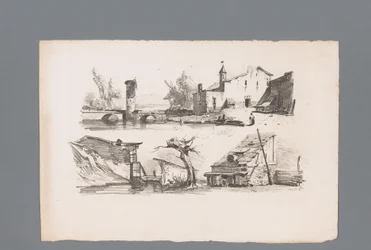 To ansigter på huse Principper for landskaber (serietitel) Principles de paysages (serietitel)