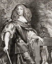 Christina eller Kristina, dronning af Sverige. (Print)