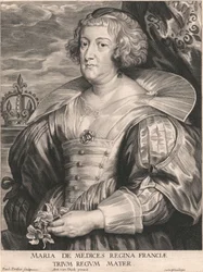 Marie de Medicis, dronning af Frankrig, mor til de tre konger