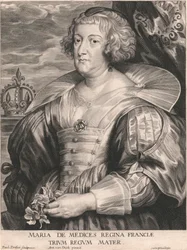 Marie de Medicis, dronning af Frankrig, mor til de tre konger