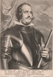 Den mest ædle mand og D. Emanuel Frockas Finyra og Pimentel, greve af Feria Eqes af Sankt Jakobs Militærorden, Lord Sæ. Hans Majestæts kongelige og katolske rigsråd Kammerherre o.s.v.