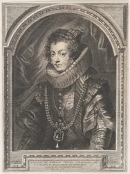 Portræt af Elisabeth af Bourbon, dronning af Spanien, 1632., 1632.