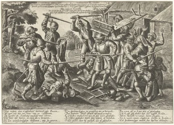 Kamp mellem bønder og soldater Derboer Plaeghe (titel på objekt)