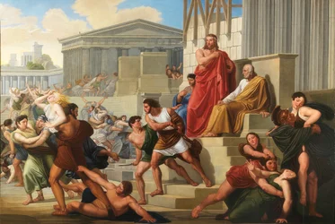 De sabinske kvinders voldtægt, 1823-1824.
