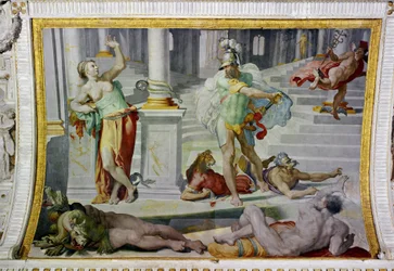 Ulysses og Circe, omkring 1550 (fresco)