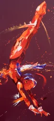 Gymnast Five, 2011 (olie på lærred)