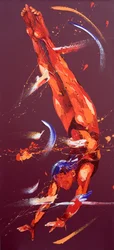 Gymnast Seven, 2011 (olie på lærred)