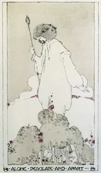 Illustration til digtet Adonais, Elegy on Death of John Keats
