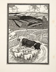 Going to Market, fra A Hundred Anecdotes of Animals, pub. 1924