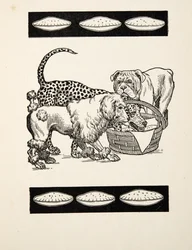 Of Two Evils Choosing the Mindst, fra A Hundred Anecdotes of Animals, pub. 1924 (gravering)