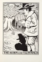 Egernet og græskaret, fra Fontaine Fables, pub. 1905