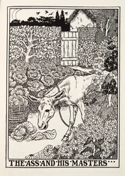 The Ass and his Masters, fra Fontaine Fables, pub. 1905