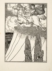 The Death of Antiochus Revenged, fra A Hundred Anecdotes of Animals, pub. 1924