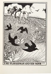 Plovmanden og hans sønner, fra Fontaine Fables, pub. 1905