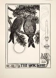 The Sick Kite, fra A Hundred Fables of Aesop, pub.1903