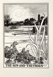 The Sun and the Frogs, fra Fontaine Fables, pub. 1905