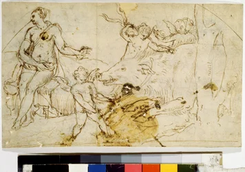 "Venus, putti og vildsvin" (Venus, putti and a Wild Boar)