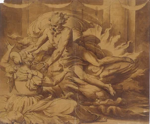 Jupiter viser sig for Semele, 1501-47.