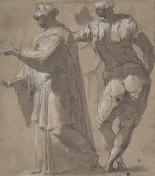 To stående Mandsfigurer, 1501-47.