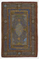 Indersiden af et bogomslag, 1500-30
