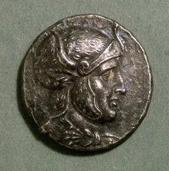 Tetradrachma af Seleucus I (ca. 358-280) Konge af Syrien, præget ved Persepolis, ca. 300 f.Kr. (sølv)