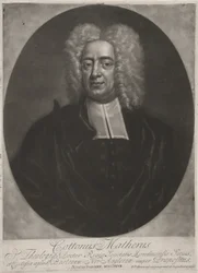 Cotton Mather, pub. 1728 (gravering)